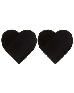 Main image of Personalised 2 Slate Place Mats Heart Gift Boxed